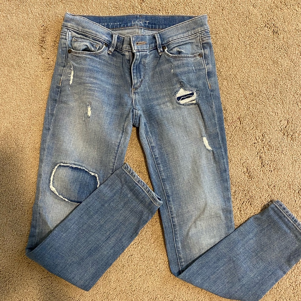 LOFT Modern Skinny Jeans